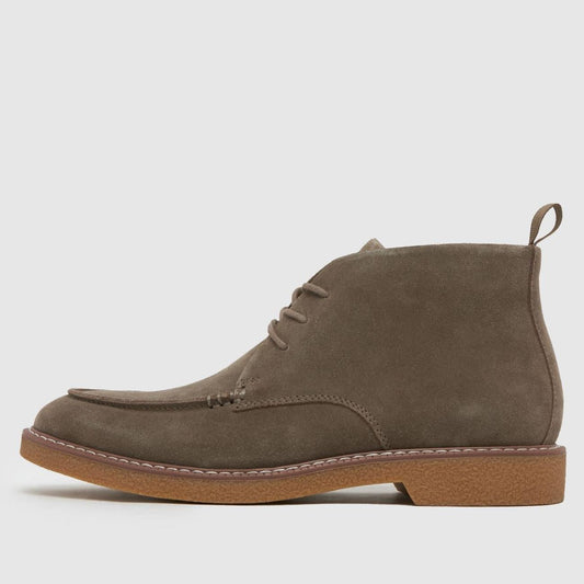 Dabi Suede Apron Lace Up in Grey