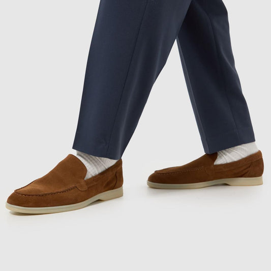 Philip Suede Loafer in Tan