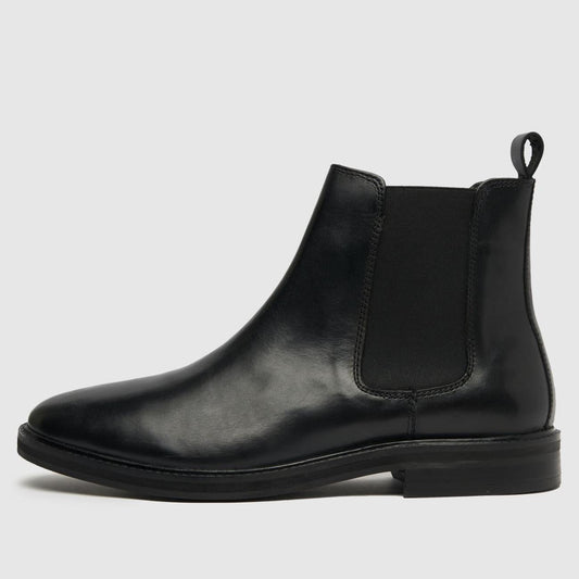 Dante Leather Chelsea in Black